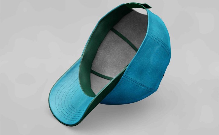 品牌帽子内部设计PSD样机模板素材