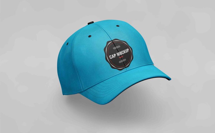 品牌帽子前部PS样机模板设计