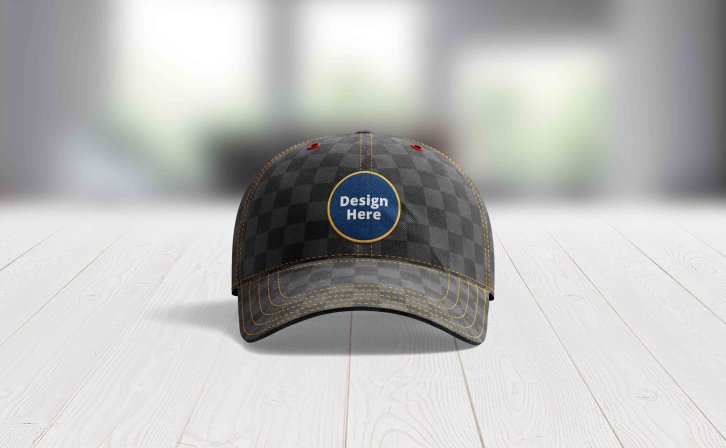 品牌帽子的设计PS样机模板