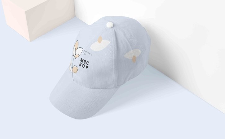 品牌帽子设计PS样机模板