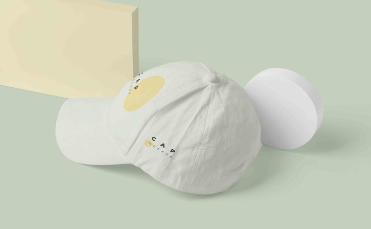 品牌设计帽子贴图样机模板