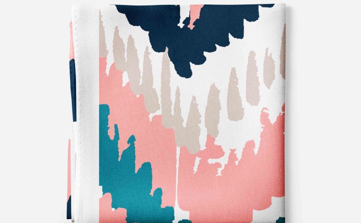 时尚丝巾布料psd贴图素材