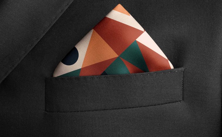 西湖胸部装饰丝巾设计素材